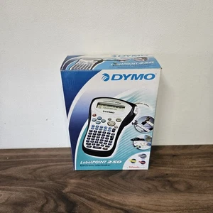 Dymo Etikettendrucker Handgerät Labelpoint 250 tragbar getestet und funktionsfähig blau - Bild 1 von 13