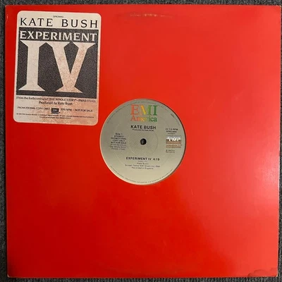 Kate Bush Experiment IV Promo 12" Single Vinyl Record 1986 EMI America - Image 1 of 4