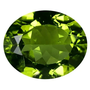 Piedra preciosa de peridoto verde natural de Pakistán ovalada (11,12 x 9,11 mm) de 3,62 quilates - Imagen 1 de 1