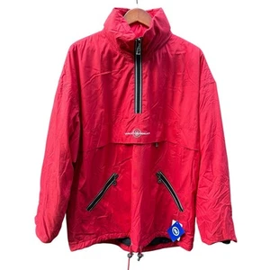 New NWT Vintage Bogner Red Andalo 1/4 Zip Pullover Weathergear Jacket - L - Picture 1 of 13