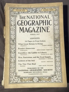 THE NATIONAL GEOGRAPHIC MAGAZINE LOT OF 7 MIX OF USED POOR TO FAIR CONDITION - Bild 1 von 22