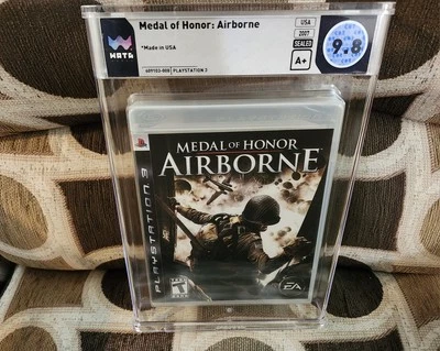 Medal of Honor: Airborne (PlayStation 3, 2007) Brand New Sealed WATA 9.8 A+ TOP! - Image 1 of 2