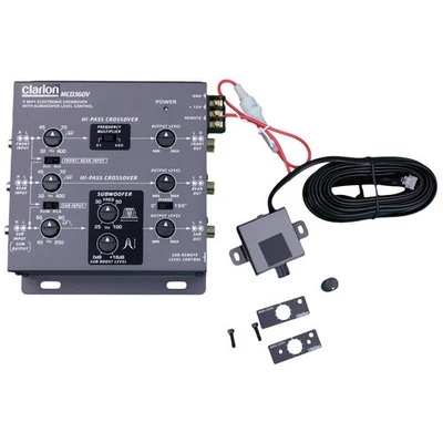 3-Way Electronic Crossover with Remote Control & RCA Inputs for Subwoofers - Image 1 of 4