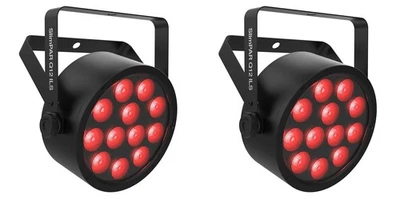 (2) Chauvet DJ SlimPAR Q12 ILS RGBA D-Fi USB DMX Par Can Party/Stage Wash Lights - Image 1 of 4