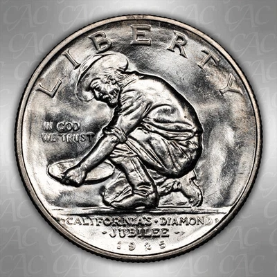 California 50c 1925-S CACG MS 65 Foto 1 de 3