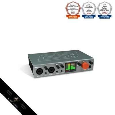 ESI 24 bit/192 kHz compatible – 2-in/2-out professional USB-C audio interface - Image 1 of 4