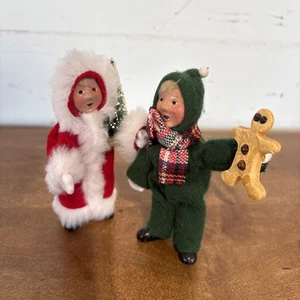 Byers' Choice Ltd. 1992 5 1/2" Children Christmas Carolers (P) - Picture 1 of 6