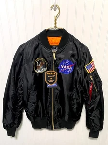 Giacca da volo Alpha Industries NASA Apollo MA-1 nuova taglia small serie Bravo - Foto 1 di 6