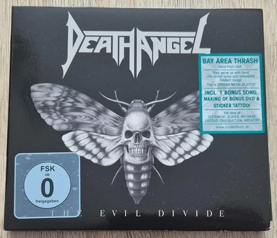Death Angel The Evil Divide  Ltd CD+DVD w/ Tattoo Sticker Digipack - Bild 1 von 4