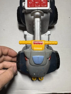 Vtg Fisher Price Mattel RESCUE HEROS Action Figure 2000s ATV  W/Hook - Image 1 of 4