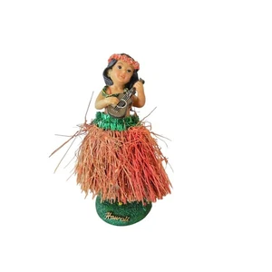 Falda de hierba vintage años 50 tablero bobbling hawaiana hula niña - Imagen 1 de 4