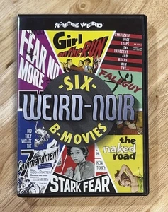 WEIRD-NOIR: SIX B-MOVIES (DVD, 2-Disc) GIRL ON THE RUN naked road OUT OF PRINT - Picture 1 of 4