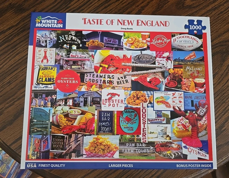 Rompecabezas White Mountain I Love New England - 1000 piezas 1144 Foto 1 de 1