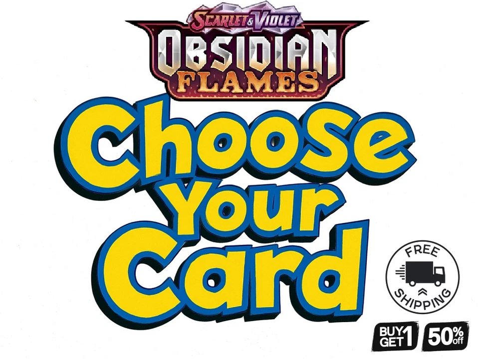 Obsidian Flames CHOOSE YOUR CARD *FREE SHIPPING* Buy 1 Get 1 - 50% off - Image 1 of 1