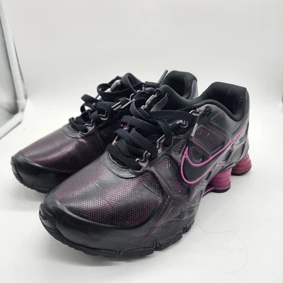 Nike Shox Turbo XII SL Black Magenta Running Shoes Women’s 8 Cushioned Sneaker - Image 1 of 4