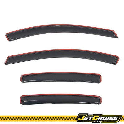 Se adapta a viseras de ventana Hyundai Elantra 17-20 en canal lluvia protector solar deflectores Foto 1 de 4