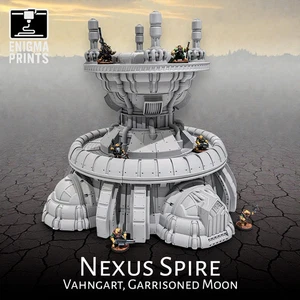 Nexus Spire - 28mm 3d Printed Space Dwarf Wargaming Terrain | Vahngart - Picture 1 of 9