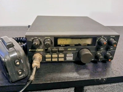 President HR 2510 CB Radio  Microphone & Power Cord Clean!! Made In Philippines - Image 1 of 4