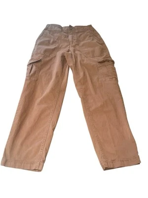 OLD NAVY Women's Size XS High-Waisted OGC Chino Cargo Pants in Coco de Mer Brown - Image 1 of 4