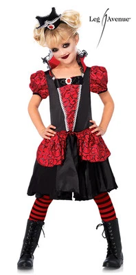 Vampire Queen Costume for Girls sizes 4-6 & 7-10 New by Leg Avenue C49088 - Image 1 of 2