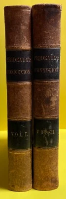 THE OLD AND NEW TESTAMENT CONNECTED IN THE HISTORY OF THE JEWS H. PRIDEAUX 1848 Foto 1 de 4