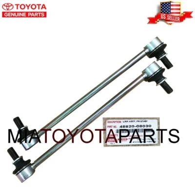 Juego de barras estabilizadoras delanteras genuinas Toyota 11-20 Sienna Link OEM 48820-08030 Foto 1 de 4