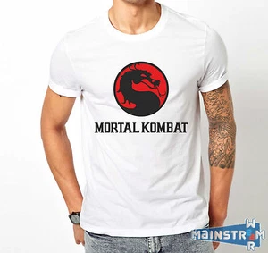 MORTAL KOMBAT LOGO T-SHIRT T-SHIRT - Picture 1 of 4