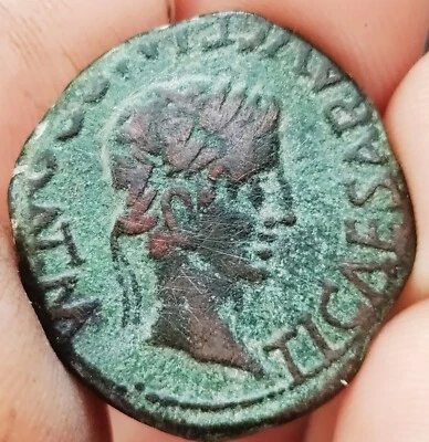 Tiberio AD14-37 Turiaso, TORO, AE Como 27mm Genuina Moneda Antigua Jesús Vida Foto 1 de 4