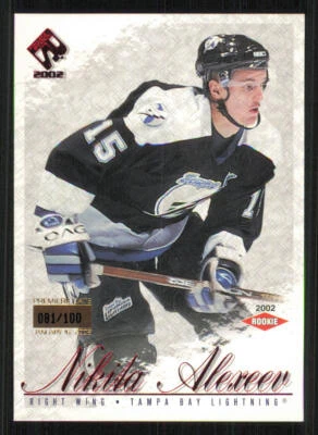 2001-02 Private Stock Premiere Date #139 Nikita Alexeev /100 - Image 1 of 2