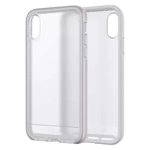 Tech21 Evo Elite Tough Rugged Back Case Cover For iPhone X & XS - Silver - Picture 1 of 5