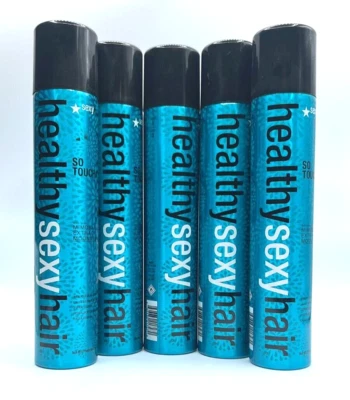 5 x Healthy Big Sexy Hair So Touchable 310 ml Federleichtes Haarspray