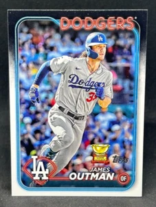 2024 Topps #362 James Outman Gold Cup Los Angeles Dodgers - Picture 1 of 2