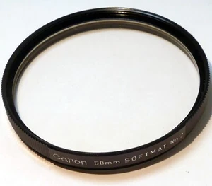 Canon Softmat No. 2 58mmLens Filter Soft Focus #2 Portraiture - Genuine OEM - Picture 1 of 9