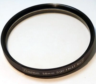 Canon Softmat No. 2 58mmLens Filter Soft Focus #2 Portraiture  - Genuine OEM - Image 1 of 4