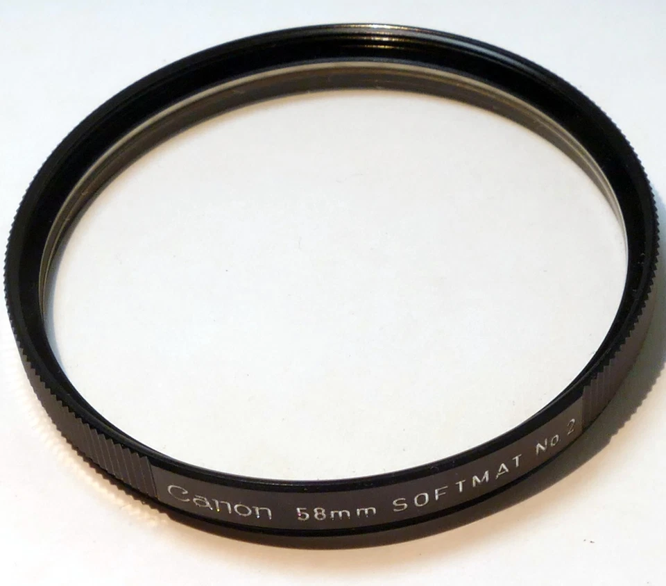 Canon Softmat No. 2 58mmLens Filter Soft Focus #2 Portraiture  - Genuine OEM - Image 1 of 4