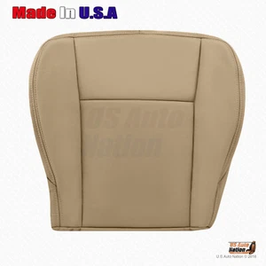 2006 2007 Cadillac CTS Front Driver Bottom Tan Leather Replacement Seat Cover - Picture 1 of 8