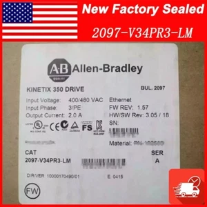 Servo driver Allen Bradley 2097-V34PR3-LM Kinetix 350 sellado de fábrica - Imagen 1 de 4