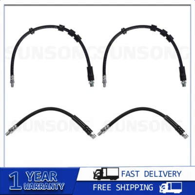 Mangueira de freio dianteira traseira Sunsong para 2006~2007 BMW 525xi 4x - Imagem 1 de 4