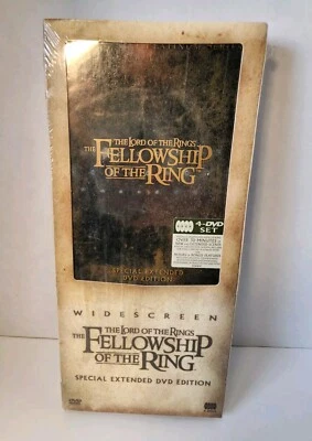 The Lord Of The Rings Fellowship Of Ring 4 Disc Extended Ed. Widescreen DVD Set - Image 1 of 4