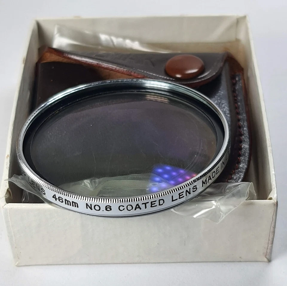 46mm Close-Up Macro +6 #6 Lens Glass Filter 46 mm Vemar Japan Great Quality E-46 - Image 1 of 4