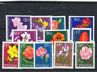 Polen 1964 - Satz MiNr. 1541 - 1552,  gestempelt - Gartenblumen