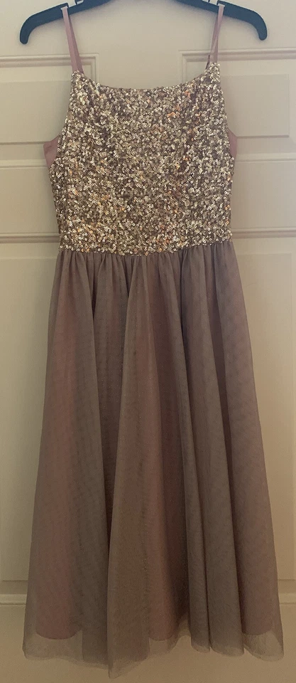 Storm by Monsoon Girls Pink Sequined Party/Wedding Occasions Dress -15 Years - Image 1 of 4