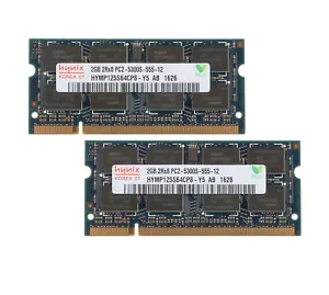 4GB 4 GB Hynix 2X 2GB PC2-5300 2Rx8 DDR2 667Mhz 200Pin Memory RAM Laptop SO-DIMM - Picture 1 of 8