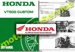 Honda VT500 C CUSTOM Workshop Service Manual 1983 1984 1985 1986 Shop SHADOW USB - Picture 1 of 2