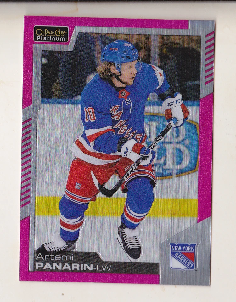 20-21 OPC Platinum Artemi Panarin MATTE PINK NY Rangers 2020 - Image 1 of 1