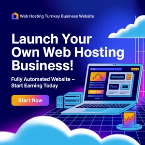 Turnkey Web Hosting Business Website – Fully Automated & Profitable - Picture 1 of 3