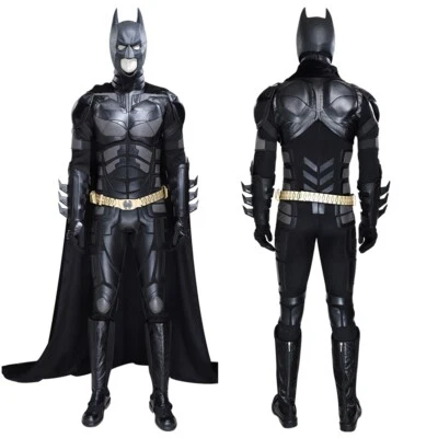 Batman Costume Cosplay Suit Bruce Wayne The Dark Knight for Adult Outfit New - Image 1 of 4