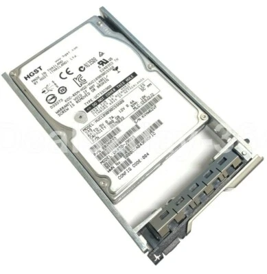 HGST HITACHI 900GB 6G SAS 10K 2.5 SC Enterprise HDD R710 R720 R730 R610 R620 R630 w/ Tray