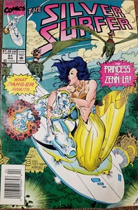 Marvel Comics Silver Surfer #91 The Princess Of Zenn-La! - Picture 1 of 6