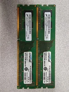 Micron 4GB (4x1GB) DDR3 PC3-10600U MT4JTF12864AZ-1G4D1 - Picture 1 of 2